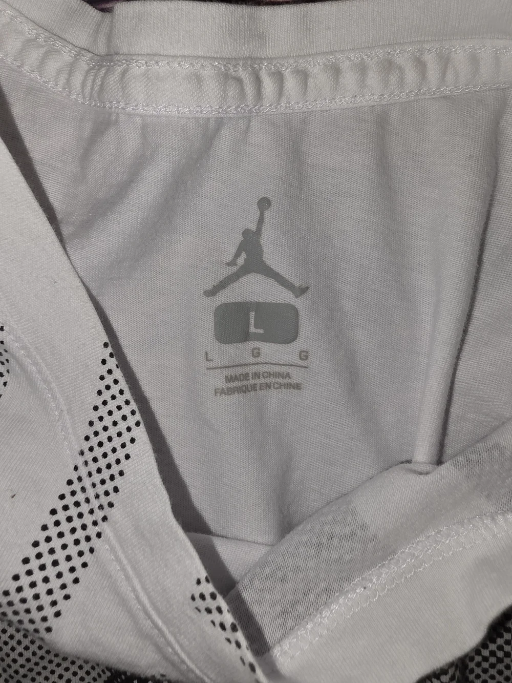 Jordan Black & White 'The Debate Is Over' Short-Sleeve Graphic Tee